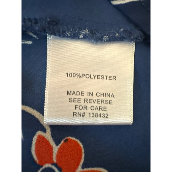 Modcloth Navy Floral Blouse - Picture 5 of 7